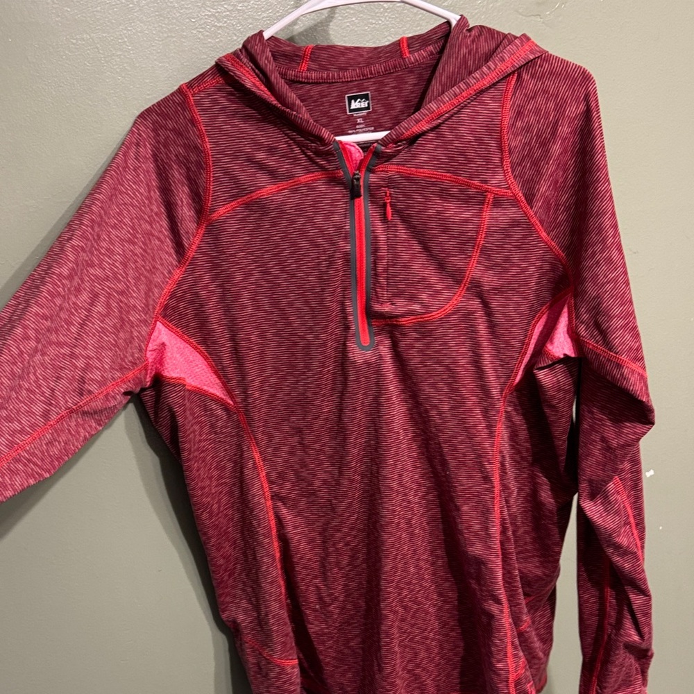 REI Women's Red Striped Top